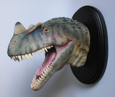 Sculpture titled "Ceratosaurus" by Remigius Sebastian Sappa, Original Artwork, Plastic