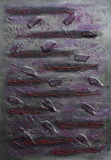 Painting titled "ETOILES FILANTES UN…" by Remilda, Original Artwork, Oil