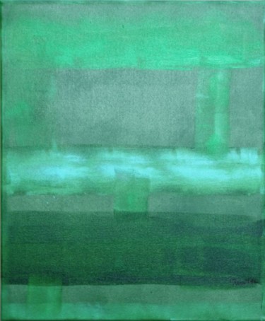 Peinture intitulée "QUE LE VERT EST REP…" par Remilda, Œuvre d'art originale