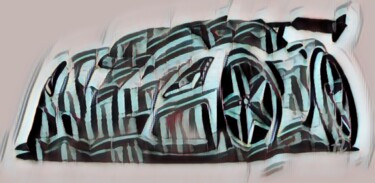 Цифровое искусство под названием "race auto" - Remond Reichwein, Подлинное произведение искусства, Цифровая живопись