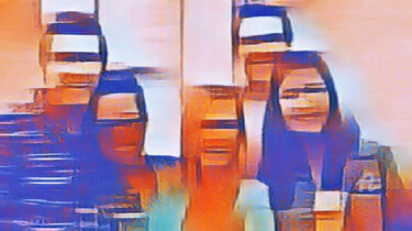 Digital Arts titled "mensen" by Remond Reichwein, Original Artwork, Digital Painting