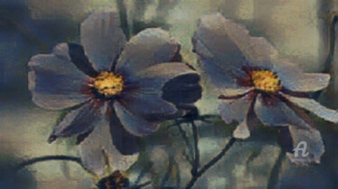 Digitale Kunst mit dem Titel "bloempjes" von Remond Reichwein, Original-Kunstwerk, Digitale Malerei