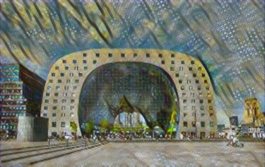 Digitale Kunst getiteld "tunnel" door Remond Reichwein, Origineel Kunstwerk, Digitaal Schilderwerk