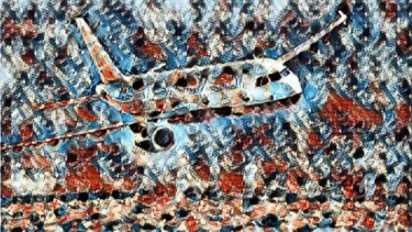 Digital Arts titled "low plane" by Remond Reichwein, Original Artwork, Digital Painting