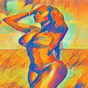 Цифровое искусство под названием "hot sexy black women" - Remond Reichwein, Подлинное произведение искусства, Цифровая живоп…