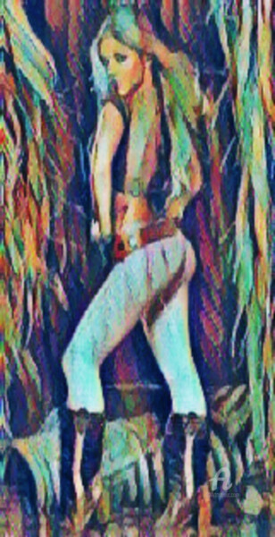 Цифровое искусство под названием "nice ass" - Remond Reichwein, Подлинное произведение искусства, Цифровая живопись