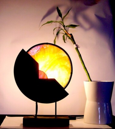 Collagen mit dem Titel "Energie Originelle" von Rémy Becard, Original-Kunstwerk
