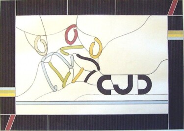 Инсталляция под названием "Logo du Centre des…" - Rémy Becard, Подлинное произведение искусства