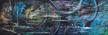 Pittura intitolato "galaxie 2" da Remy Bolet, Opera d'arte originale, Acrilico