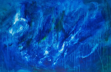 Peinture intitulée "blue" par Remy Bolet, Œuvre d'art originale, Acrylique