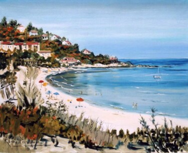 Peinture intitulée "Corse Sud" par Remy Peyranne, Œuvre d'art originale