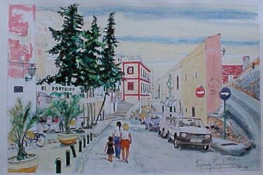 Painting titled "Ibiza" by Remy Peyranne, Original Artwork