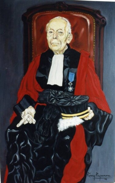Painting titled "avocat" by Remy Peyranne, Original Artwork