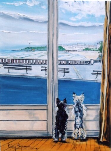 Painting titled "Biarritz" by Remy Peyranne, Original Artwork