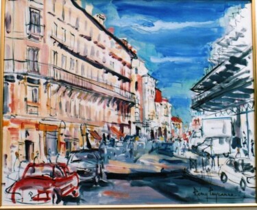 绘画 标题为“Rue du marché Victo…” 由Remy Peyranne, 原创艺术品