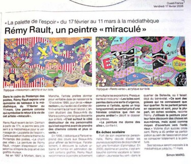 Peinture intitulée "Ouest France" par Remy Rault, Œuvre d'art originale