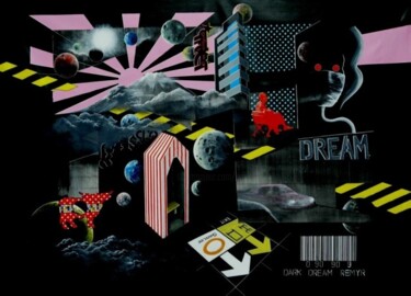 Painting titled "Dark dream" by Remy Rault, Original Artwork