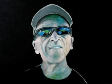 Peinture intitulée "auto-portrait" par Remy Rault, Œuvre d'art originale