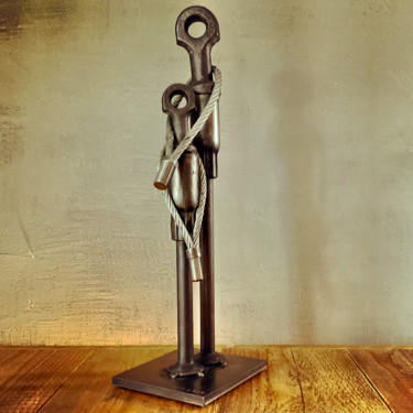 Sculpture titled "'Padrija'" by Rémy Rivet, Original Artwork, Metals