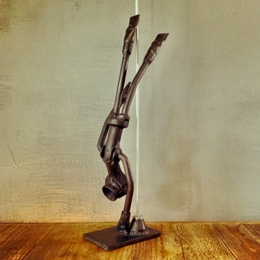 Skulptur mit dem Titel "‘-112´" von Rémy Rivet, Original-Kunstwerk, Metalle