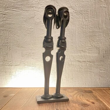 Sculpture titled "‘PiliMili’" by Rémy Rivet, Original Artwork, Metals