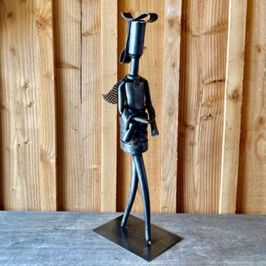 ‘Talla alta’ Sculpture intitulée "‘Talla alta’" par Rémy Rivet, Œuvre d'art originale, Métaux