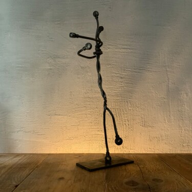 Sculpture intitulée "‘Reencuentro’" par Rémy Rivet, Œuvre d'art originale, Métaux