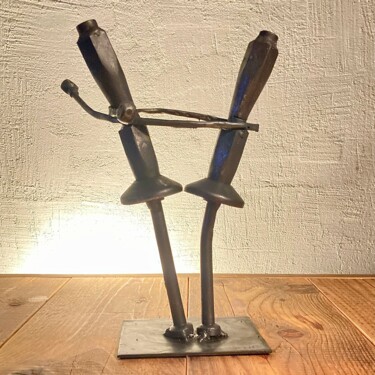 Sculpture titled "‘Centrifuges’" by Rémy Rivet, Original Artwork, Metals