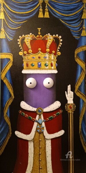 Peinture intitulée "Le roi des trucs" par Remy Tuybens, Œuvre d'art originale, Acrylique