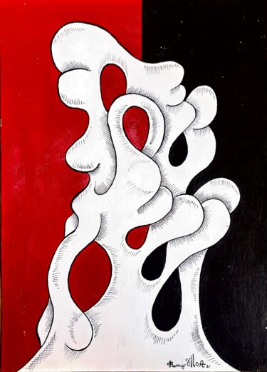 Pintura titulada "LaStravaganza" por Remy Ulloa, Obra de arte original, Acrílico Montado en Bastidor de camilla de madera
