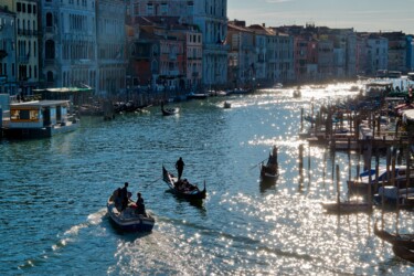 Fotografia zatytułowany „VENISE : GRAND CANA…” autorstwa Rémy Vallée, Oryginalna praca, Fotografia cyfrowa