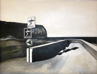 Painting titled "Y Port(Normandie)" by Remy Rault, Original Artwork