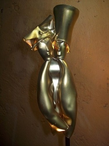 Sculpture intitulée ""Chrysalide" 001" par Rémy Jouve, Œuvre d'art originale, Plastique