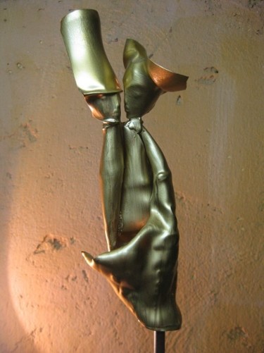 Sculpture intitulée "Chrysalide016 -du b…" par Rémy Jouve, Œuvre d'art originale