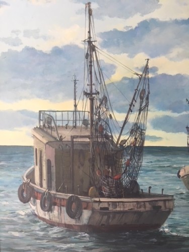 Peinture intitulée "Paisage de puerto c…" par Remy Siegrist, Œuvre d'art originale, Autre