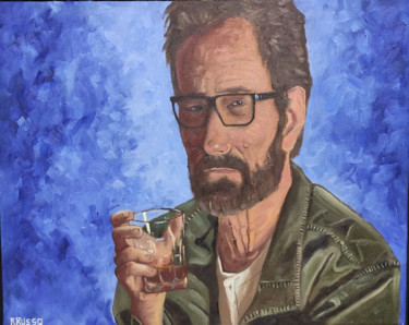 Painting titled "Walter white" by Renan Russo, Original Artwork, Oil