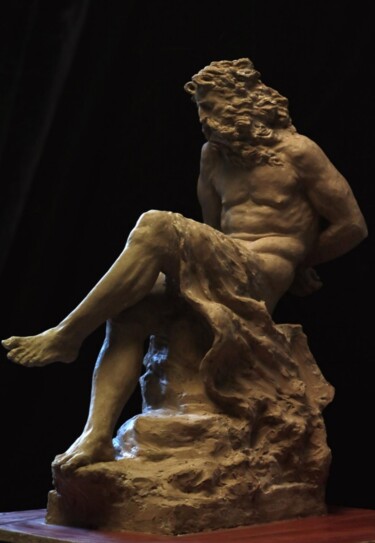Скульптура под названием "Boreas" - Ренат Давлетшин, Подлинное произведение искусства, Керамика