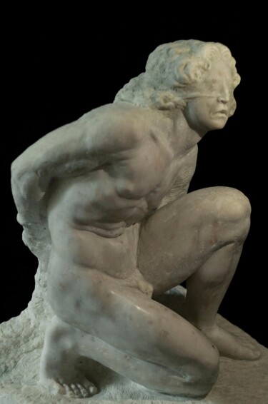 Sculptuur getiteld "Жертвоприношение Ис…" door Ренат Давлетшин, Origineel Kunstwerk, Steen