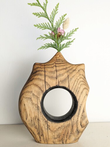 设计 标题为“Vase en chêne massif” 由Renat Shuteev, 原创艺术品, 表艺术