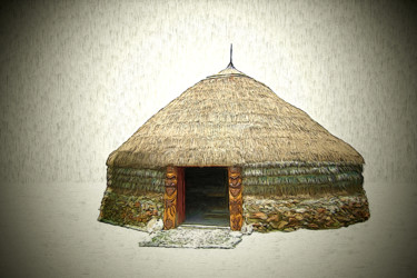 Kacase Digitale Künste mit dem Titel "Kacase" von Yvan Flame, Original-Kunstwerk, Digitale Malerei