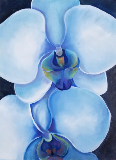 Pintura intitulada "Flower Dream, Artho…" por Renata Minko, Obras de arte originais, Óleo