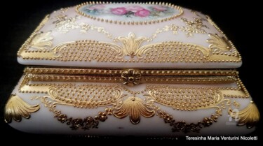 Картина под названием "Jewelry Box - Maria…" - Teresinha Maria Venturini Nicoletti , In, Подлинное произведение искусства, Ч…