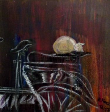 Pittura intitolato "Sleep well!" da Renate Kock, Opera d'arte originale, Acrilico