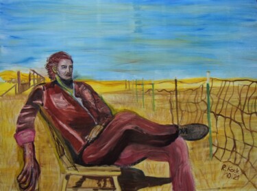 Painting titled "Wild West" by Renate Kock, Original Artwork, Acrylic