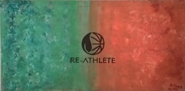 Painting titled "Re-Athlete (Corpora…" by Renate Kock, Original Artwork, Acrylic