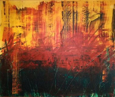50/2019 Malerei mit dem Titel "50/2019" von Renate Spalt (Loire), Original-Kunstwerk, Acryl