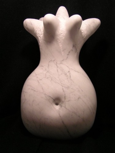 Sculpture intitulée "Reine anemone" par Renate Verbrugge, Œuvre d'art originale