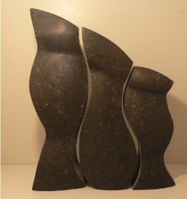 Sculpture titled "The Three Sisters" by Renate Verbrugge, Original Artwork, Stone