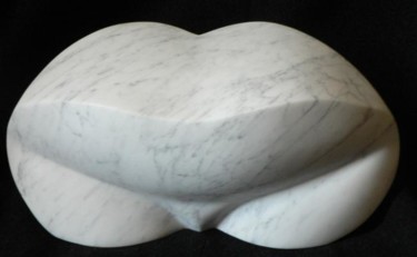 Sculpture titled "La Gourmande" by Renate Verbrugge, Original Artwork, Stone