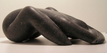 Sculpture titled "In_her_self_(rfr).J…" by Renate Verbrugge, Original Artwork, Stone